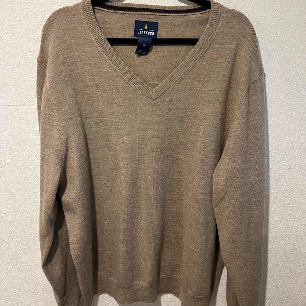 Stafford 100% wool XXL sweater